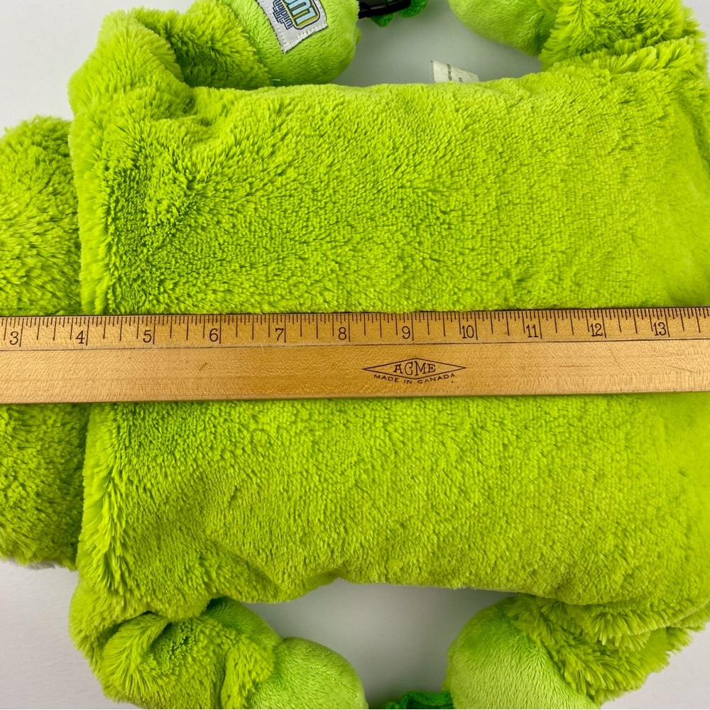 Wildkin Luggables frog backpack plush, 15" wearable stuffed frog with pocket - Picture 8 of 10